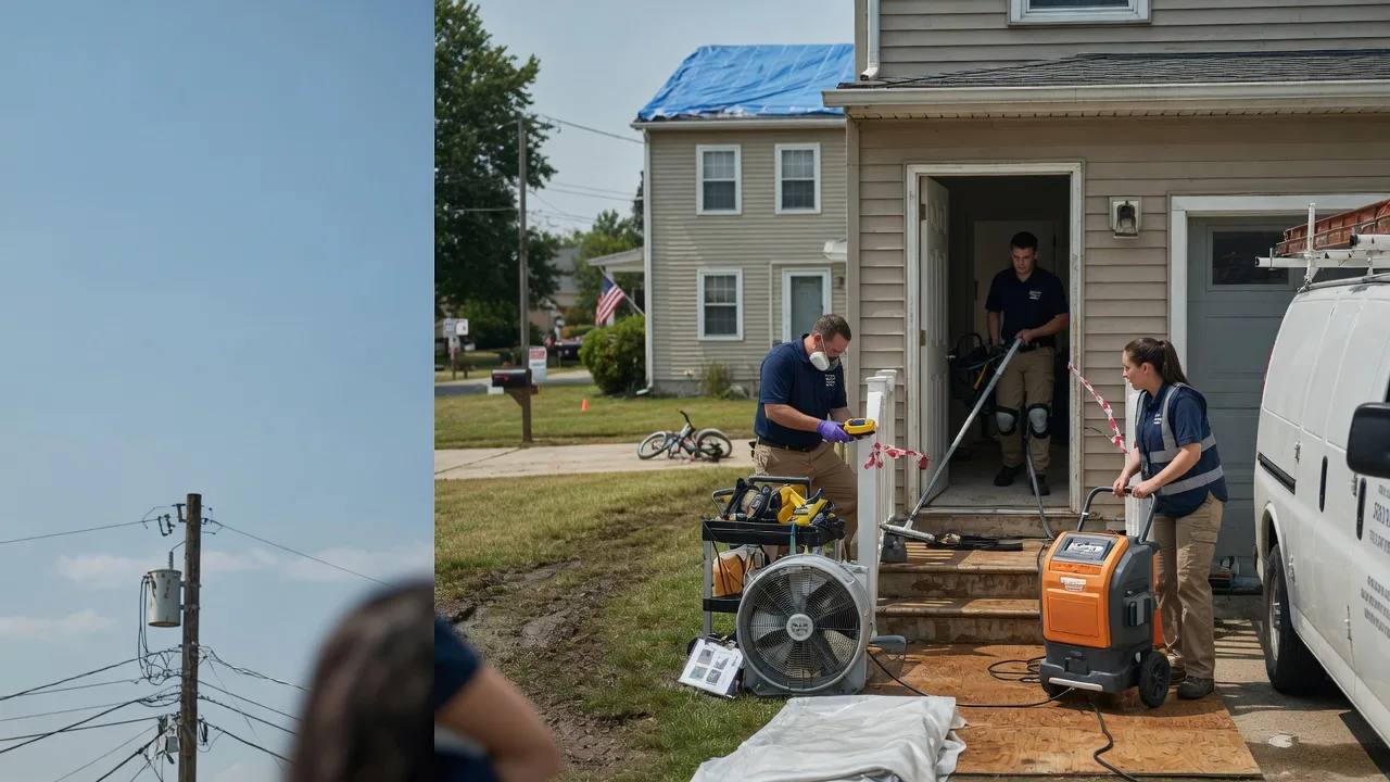 Water Damage Repair in Weedville, PA near me